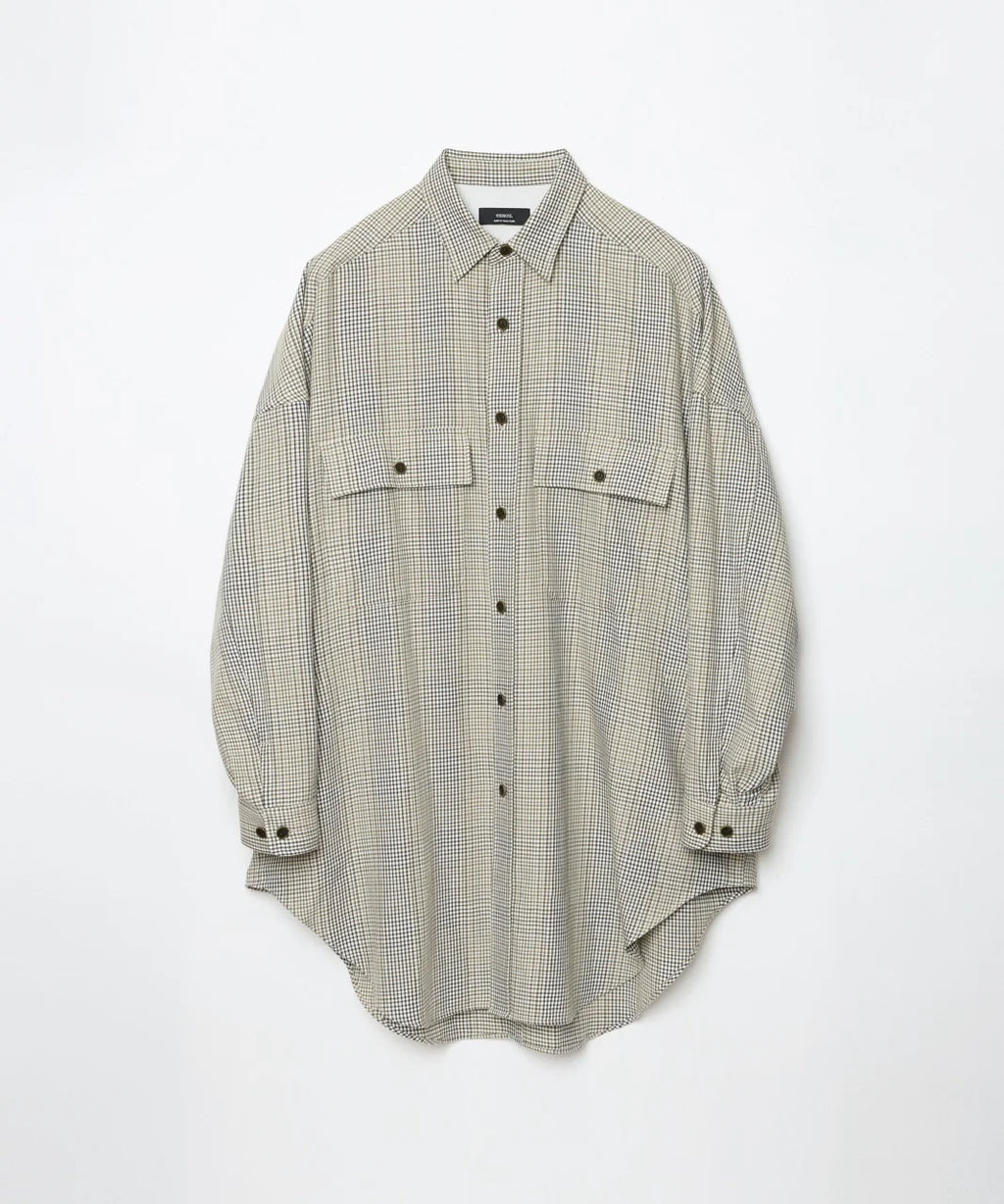 ensou. (エンソウ) / Whale Work Shirts a Olive Plaid