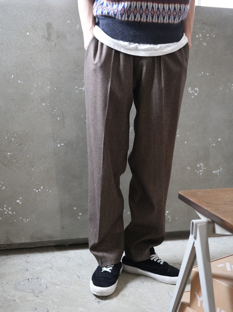 MM6 Maison Margiela (エムエムシックス) / Wool Blend Trousers Brown
