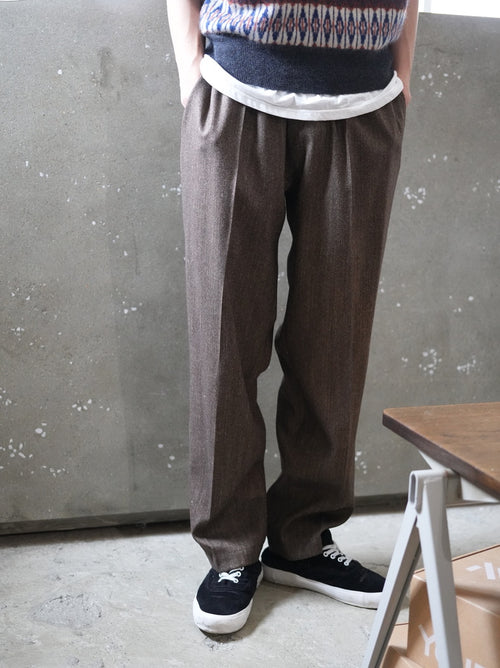 MM6 Maison Margiela (エムエムシックス) / Wool Blend Trousers Brown