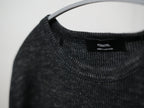 ensou. (エンソウ) / D-shaped Long Sleeve Tee a.Black