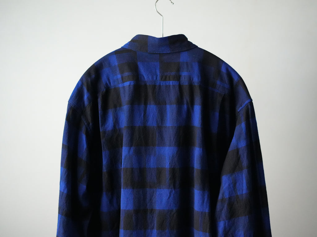 NOMA RHYTHM TEXTILE (ノーマリズムテキスタイル) / IKAT CHECK REGULAR COLLAR SHIRT