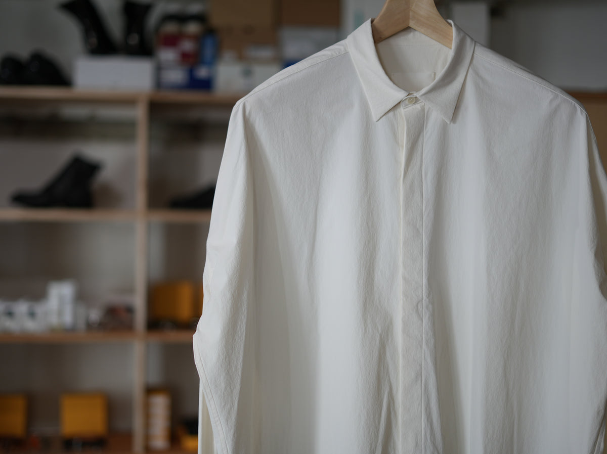 seishin / BALLOON SHIRTS White