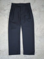 mando (マンド) wool mohair 2-tuck semi-wide pants