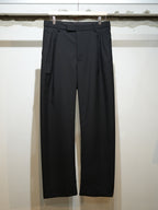 mando (マンド) wool mohair 2-tuck semi-wide pants