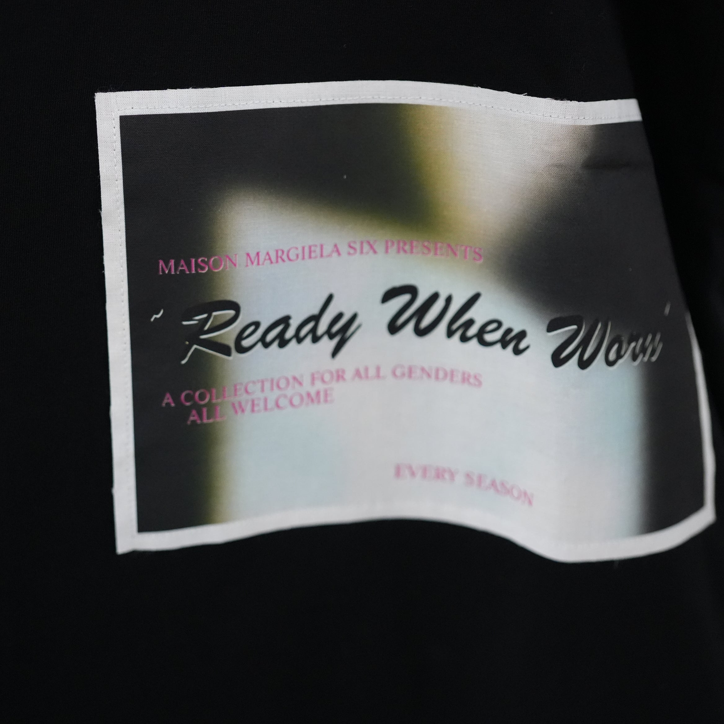 MM6 Maison Margiela ( エムエムシックス ) / Patch Cotton T-shirts Black