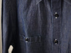 BISOWN (ビソウン) / COTTON LINEN CAMBRAY SHIRTS Dark Indigo