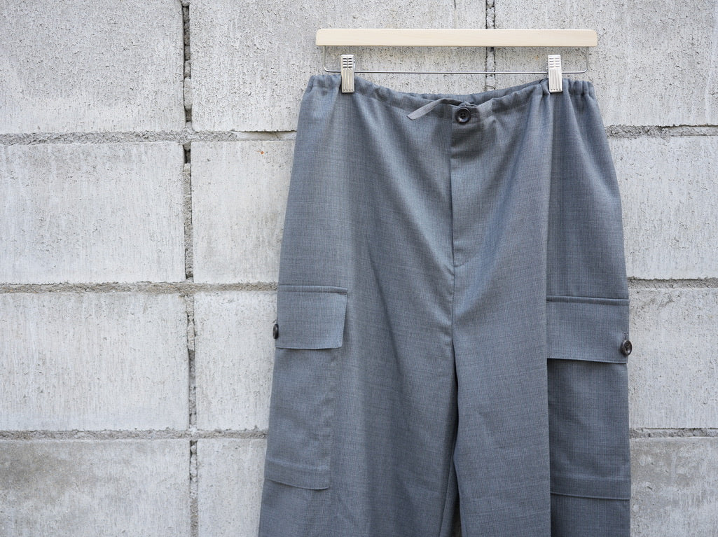 BISOWN ( ビソウン ) / BRITISH CLASSIC WOOL EASY PANTS 43 GRAY