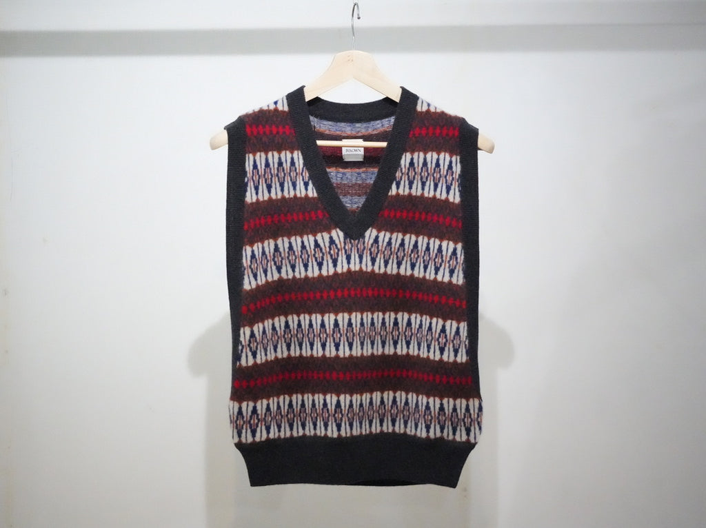 BISOWN ( ビソウン ) / CASHMERE MIX PATTERN VEST