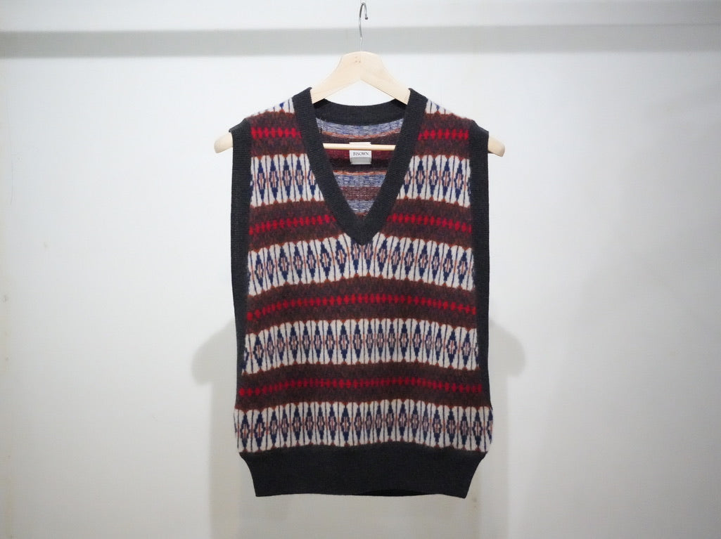 BISOWN ( ビソウン ) / CASHMERE MIX PATTERN VEST