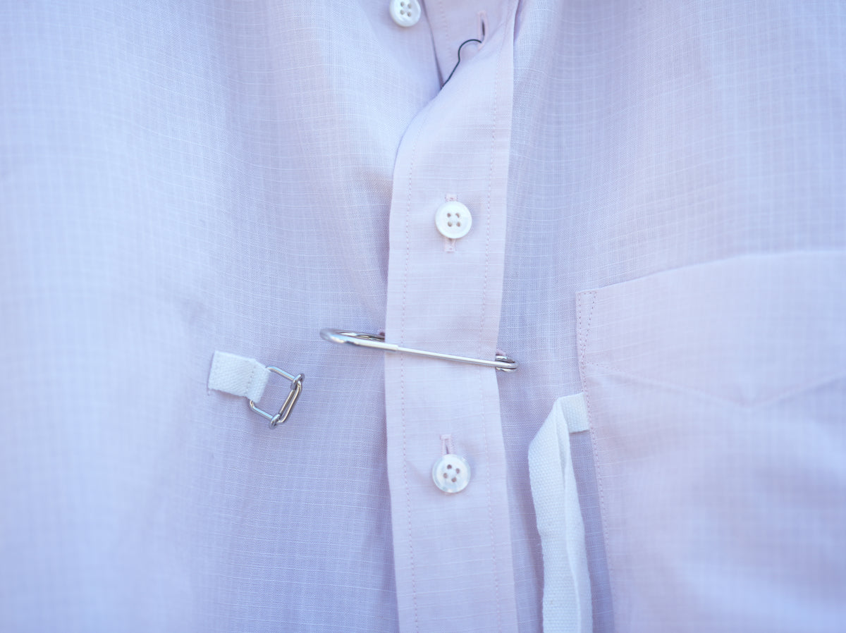 ensou. Ribbon shirts Dust Pink 7