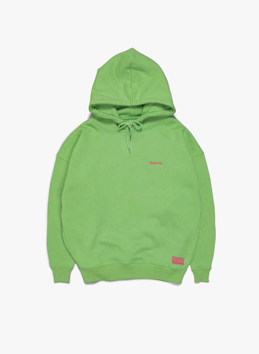 Observe (オブサーブ) / Classic Logo Hood Lime