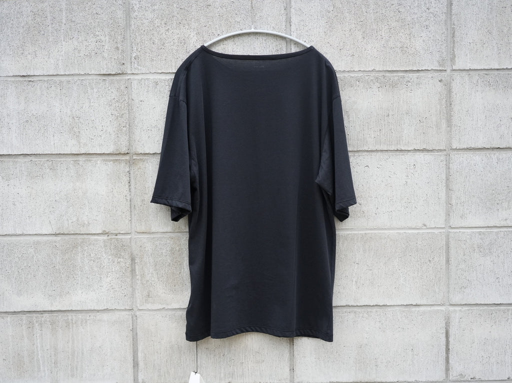 BISOWN (ビソウン) / 120/2 COTTON CREWNECK TEE BLACK