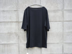 BISOWN (ビソウン) / 120/2 COTTON CREWNECK TEE BLACK