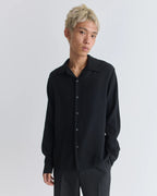 Sefr (セファー) / SENSE shirts Black crepe