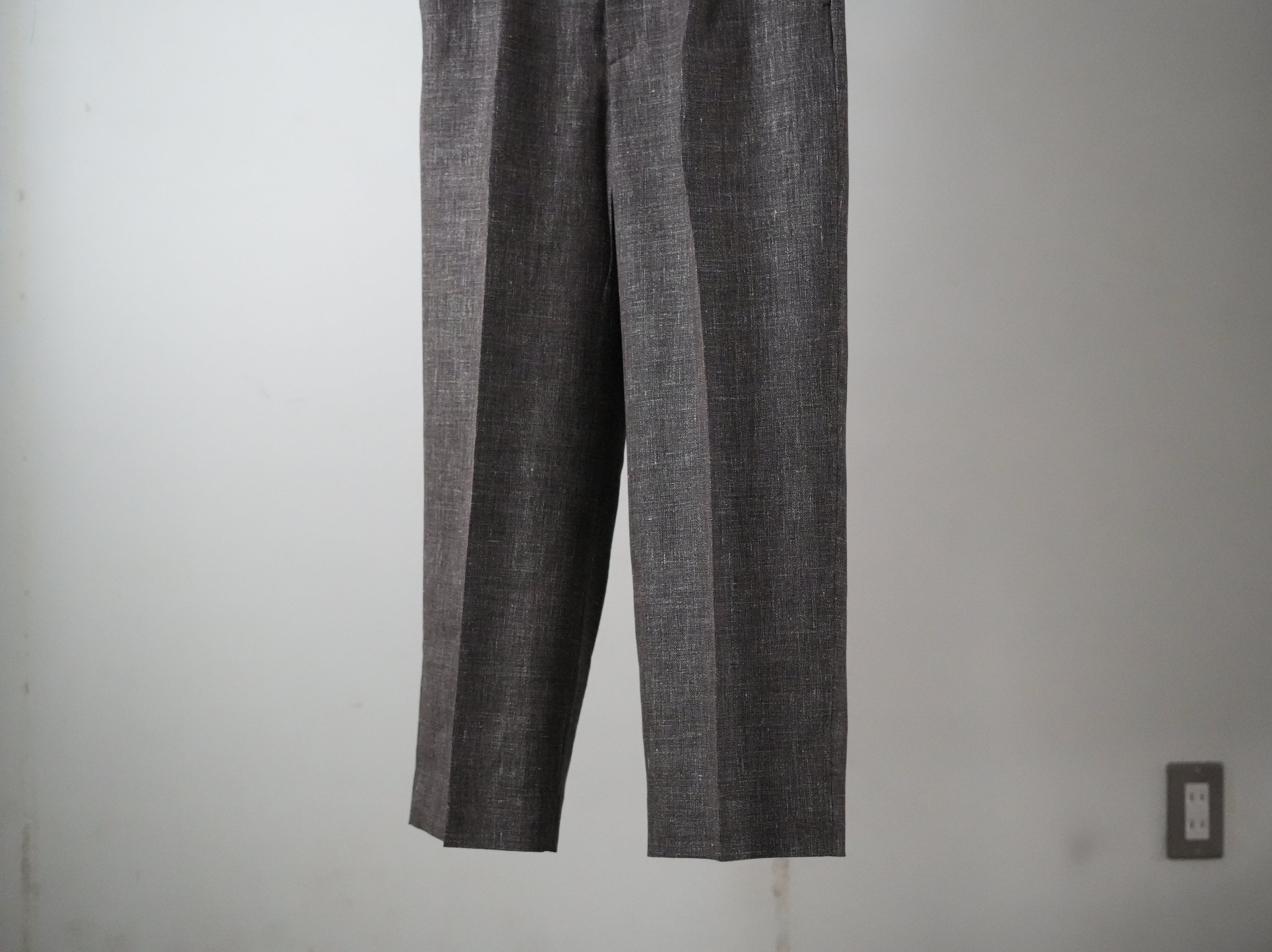 BISOWN (ビソウン) / WOOL LINEN 1TUCK SLACKS