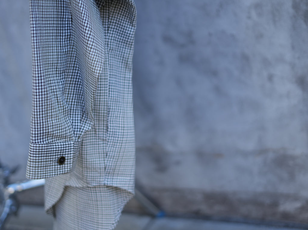 ensou. (エンソウ) / Whale Work Shirts a Olive Plaid