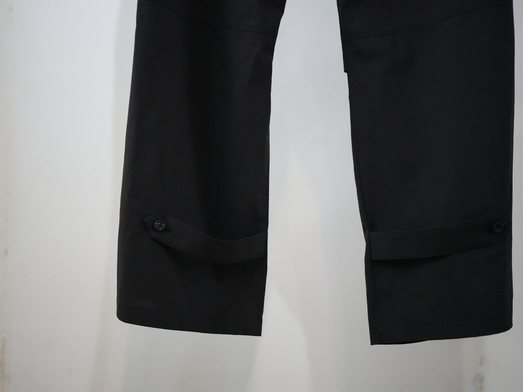 ensou. (エンソウ) / Double Front Derby Pants a. Black