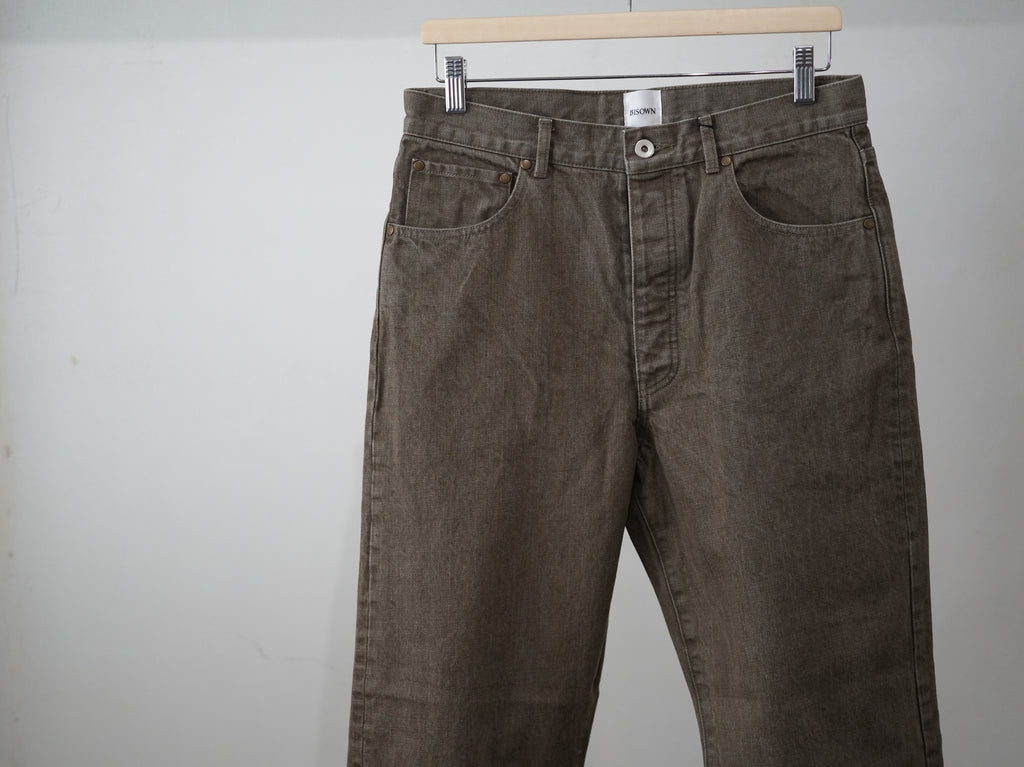 BISOWN (ビソウン) / PURE STRAIGHT KHAKI DENIM