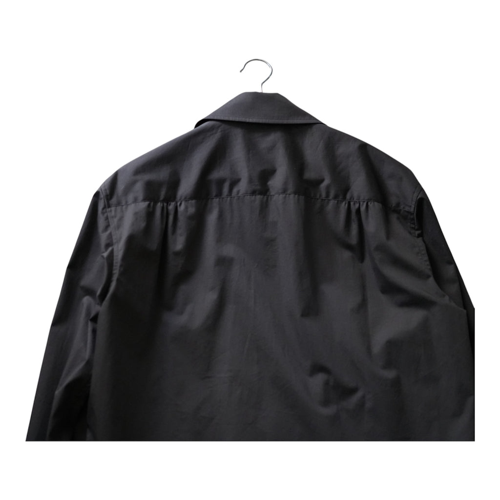 mando (マンド) / Front Zip Rib Panel Shirt