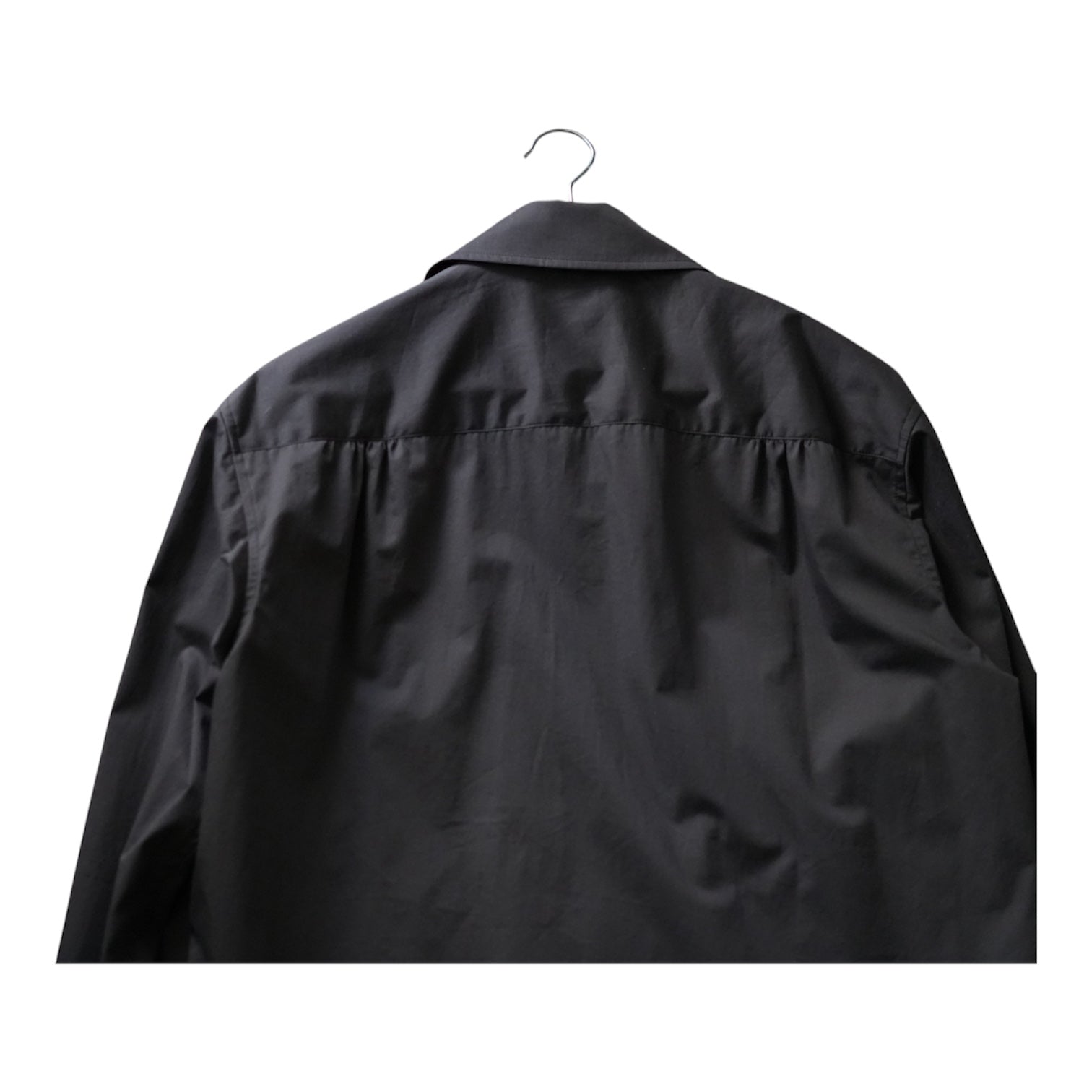 mando (マンド) / Front Zip Rib Panel Shirt