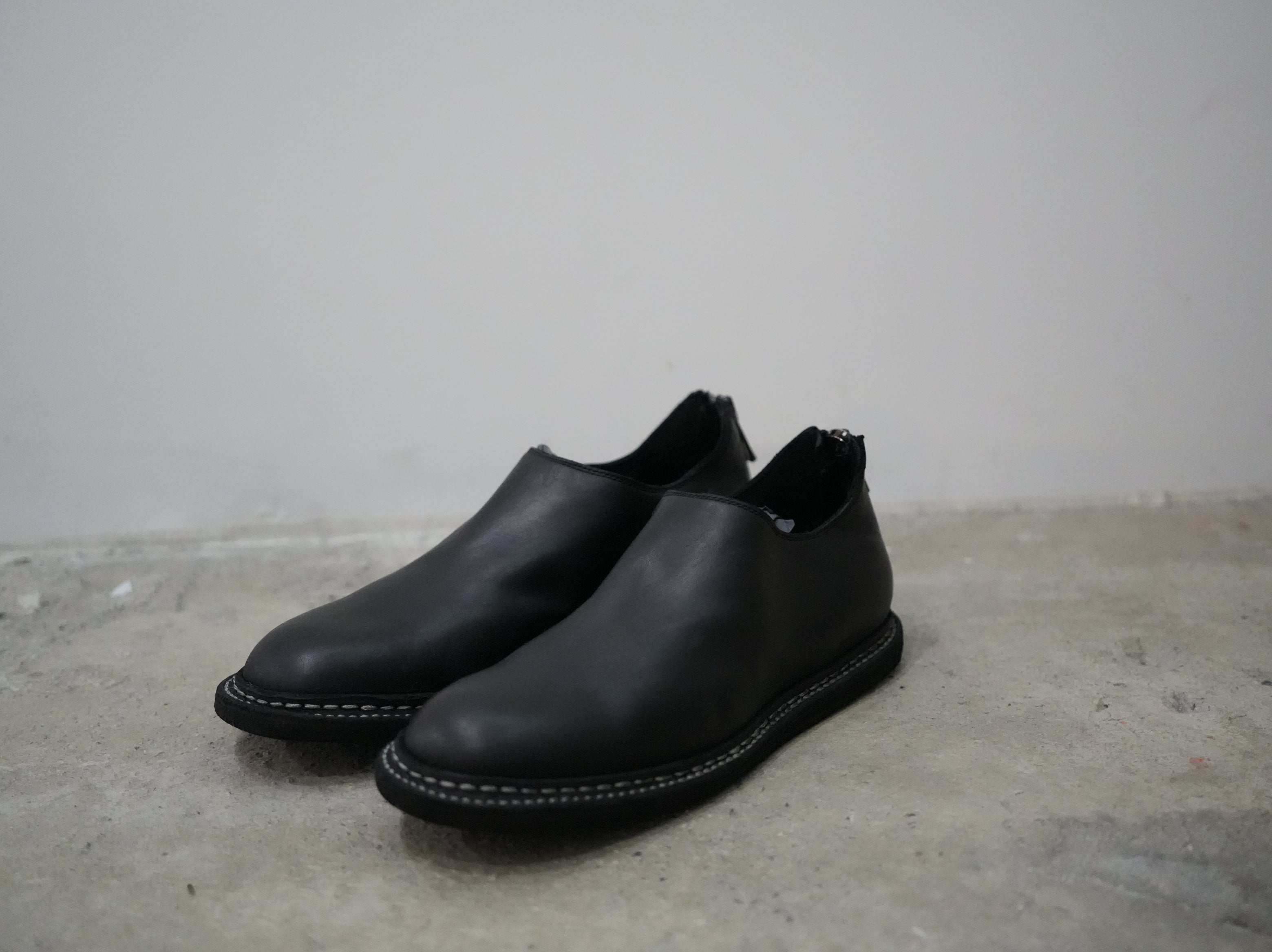 GUIDI (グイディ) / バックジップスリッポン BACK ZIP SHOES 9900_N