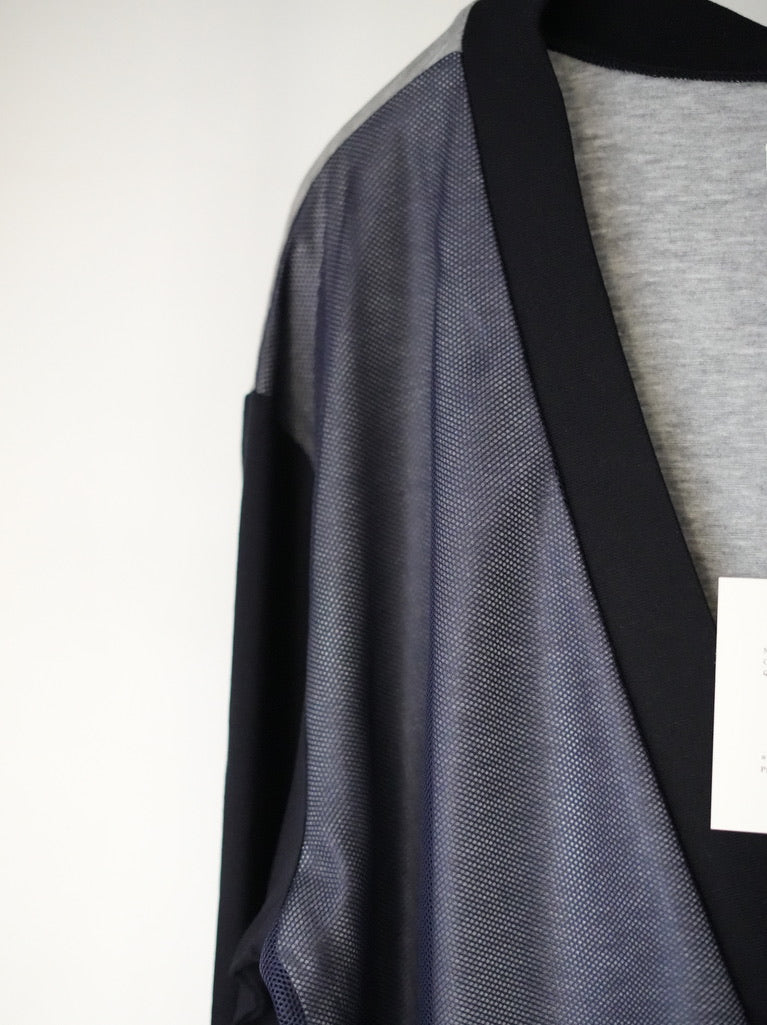 mando (マンド) / mesh panel cardigan