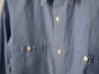 BISOWN (ビソウン) / COTTON LINEN CAMBRAY SHIRTS Light Indigo