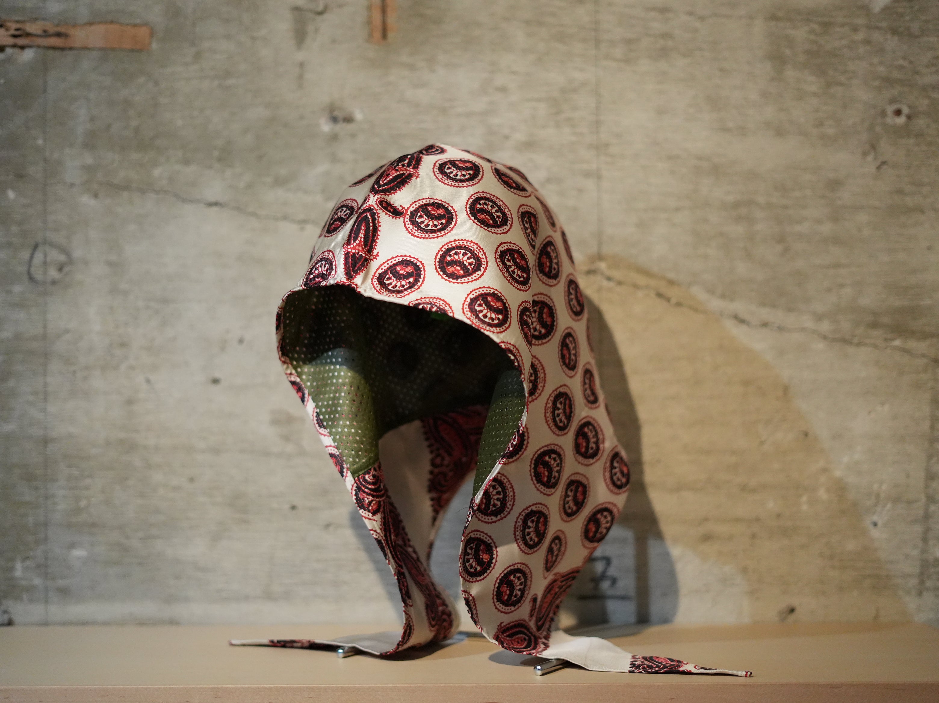 NOMA RHYTHM TEXTILE (ノーマ) / PAISLEY SILK HOODY SCARF