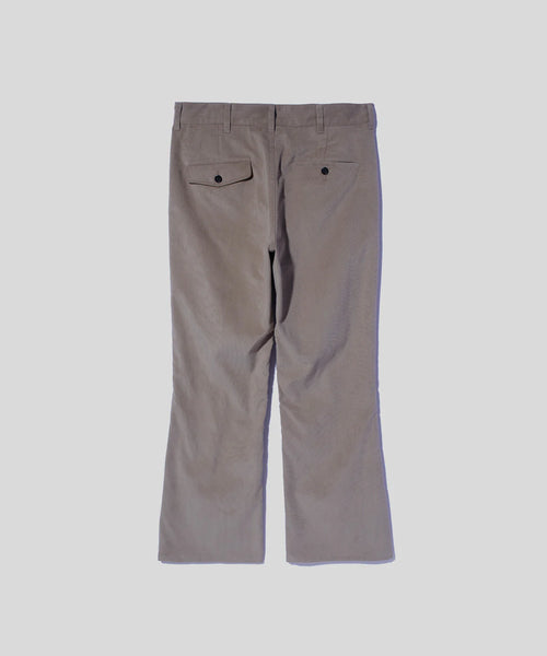 NOMA RHYTHM TEXTILE (ノーマ) / BOOTS CUT TROUSERS beige