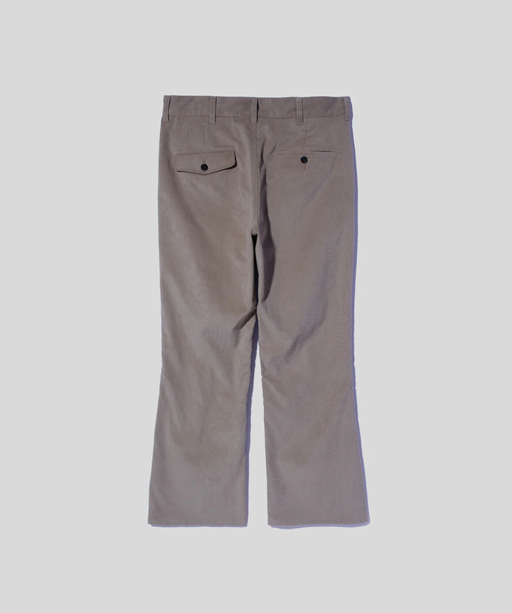 NOMA RHYTHM TEXTILE BOOTS CUT TROUSERS beige 2