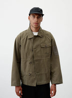Observe (オブサーブ) / Crinkle Nylon logo cap Black