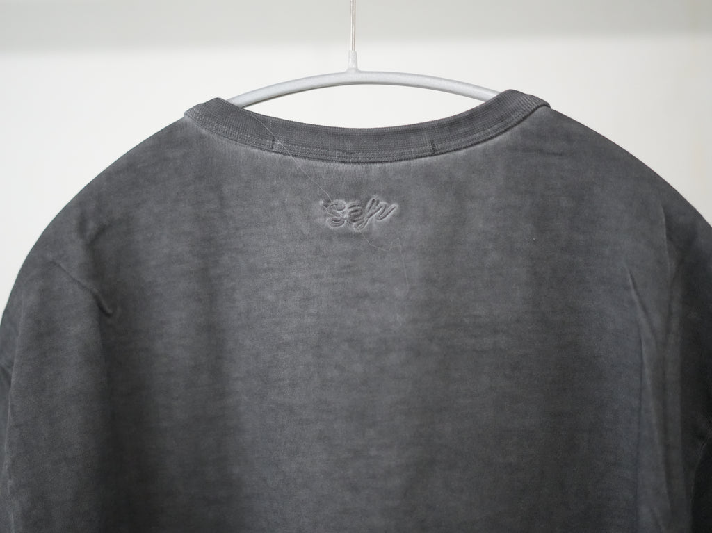 sefr (セファー) / MAURO T-shirts washed black