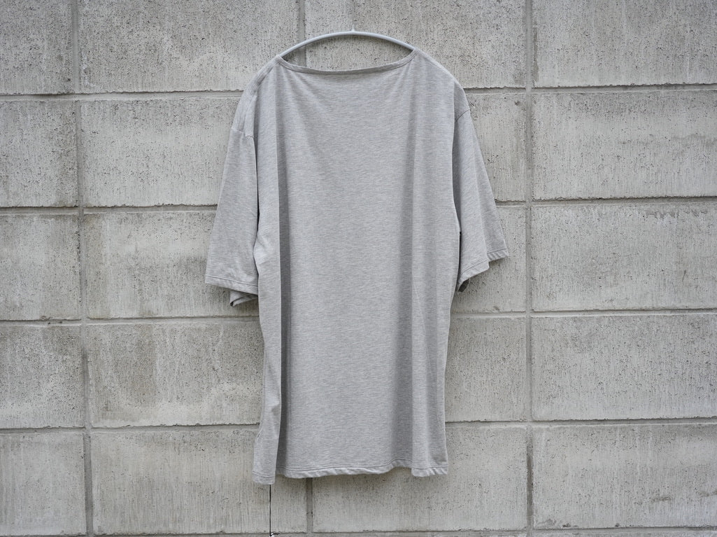 BISOWN (ビソウン) / 120/2 COTTON CREWNECK TEE TOP GRAY