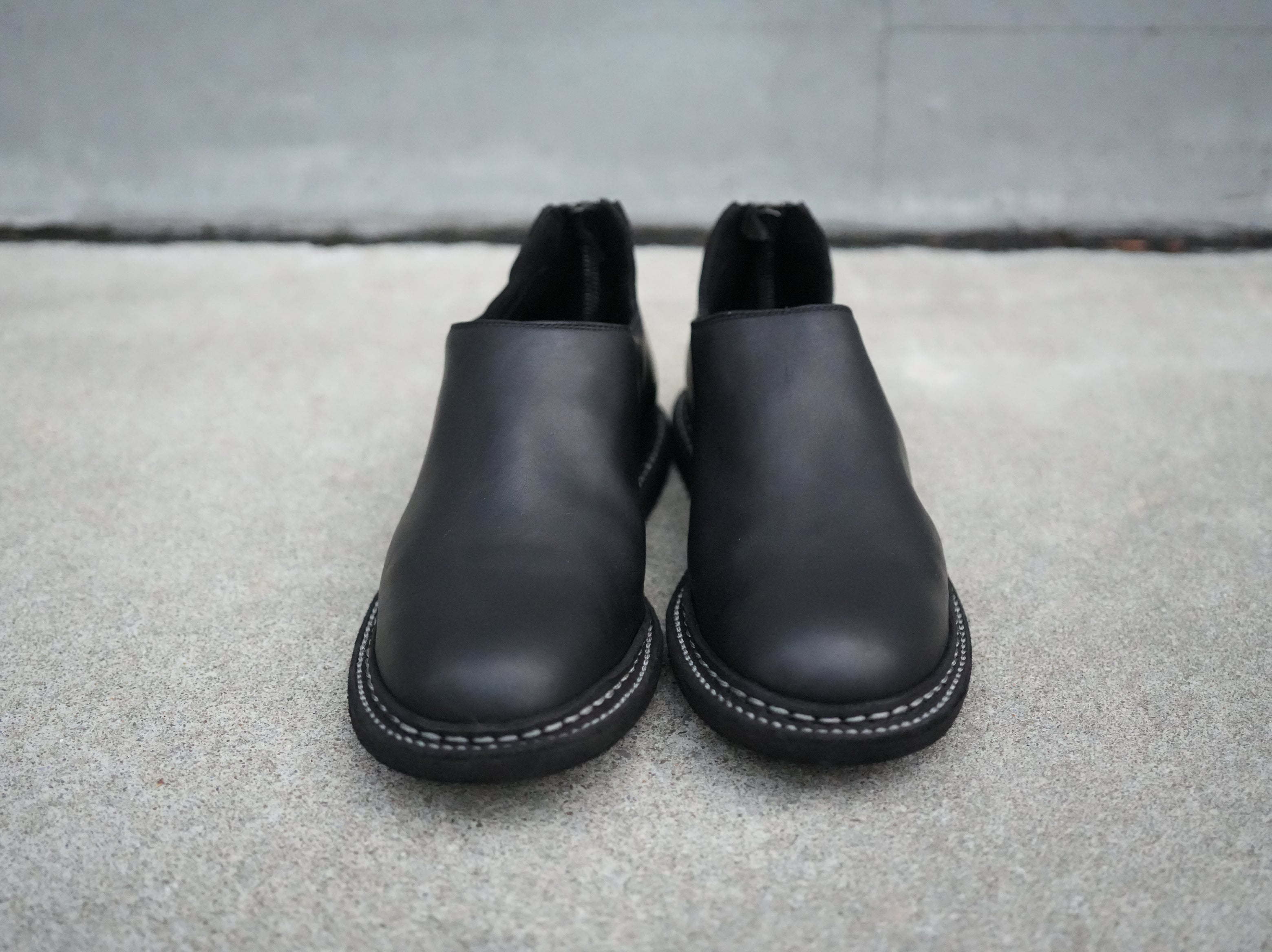 GUIDI (グイディ) / バックジップスリッポン BACK ZIP SHOES 9900_N