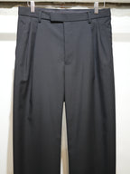 mando (マンド) wool mohair 2-tuck semi-wide pants