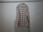 Observe (オブサーブ) / Seersucker Plaid Shirt Brown Blue