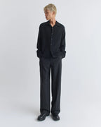 Sefr (セファー) / SENSE shirts Black crepe