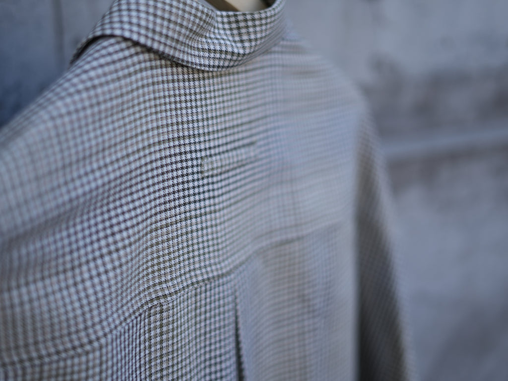 ensou. (エンソウ) / Whale Work Shirts a Olive Plaid