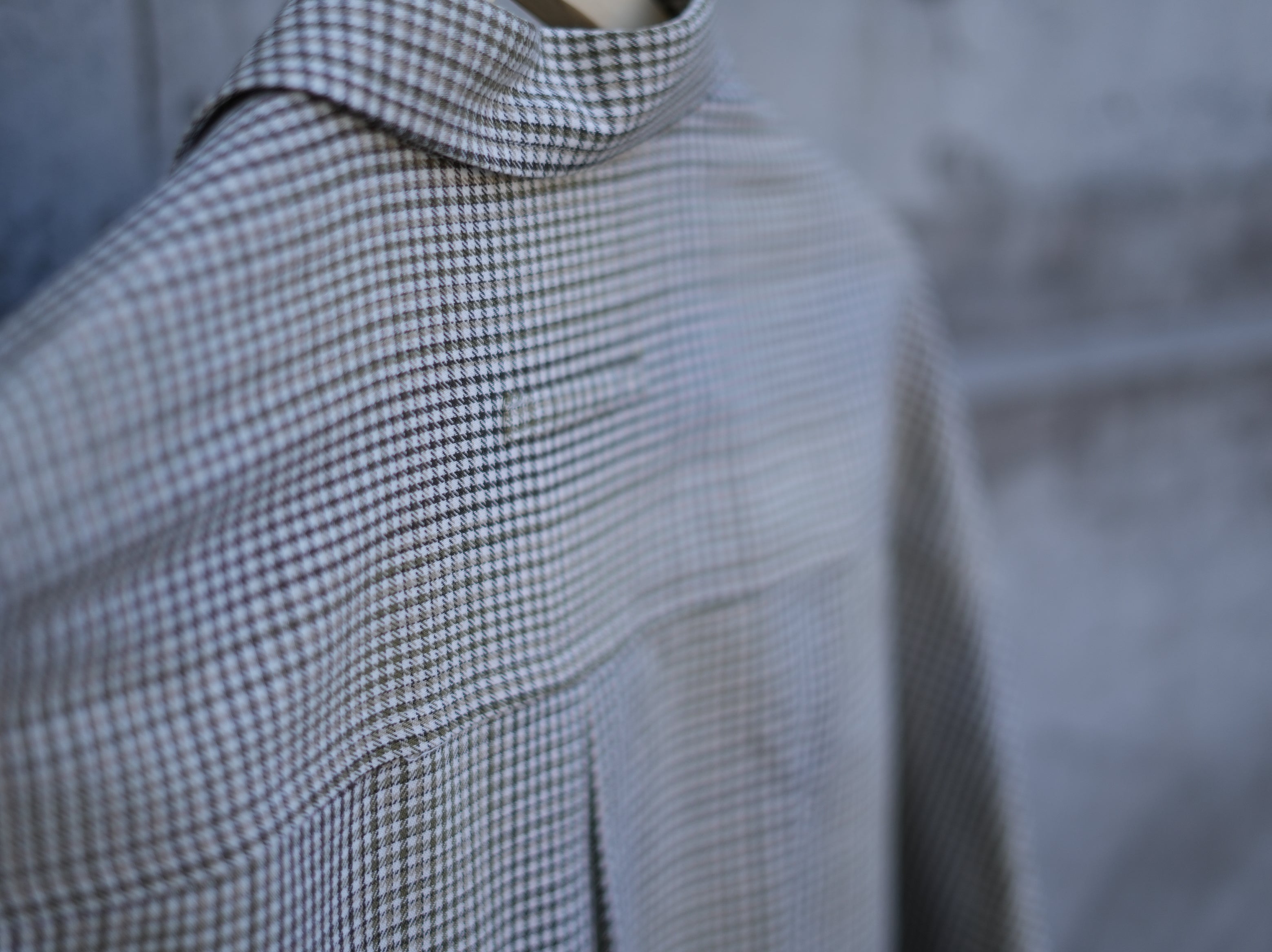 ensou. (エンソウ) / Whale Work Shirts a Olive Plaid