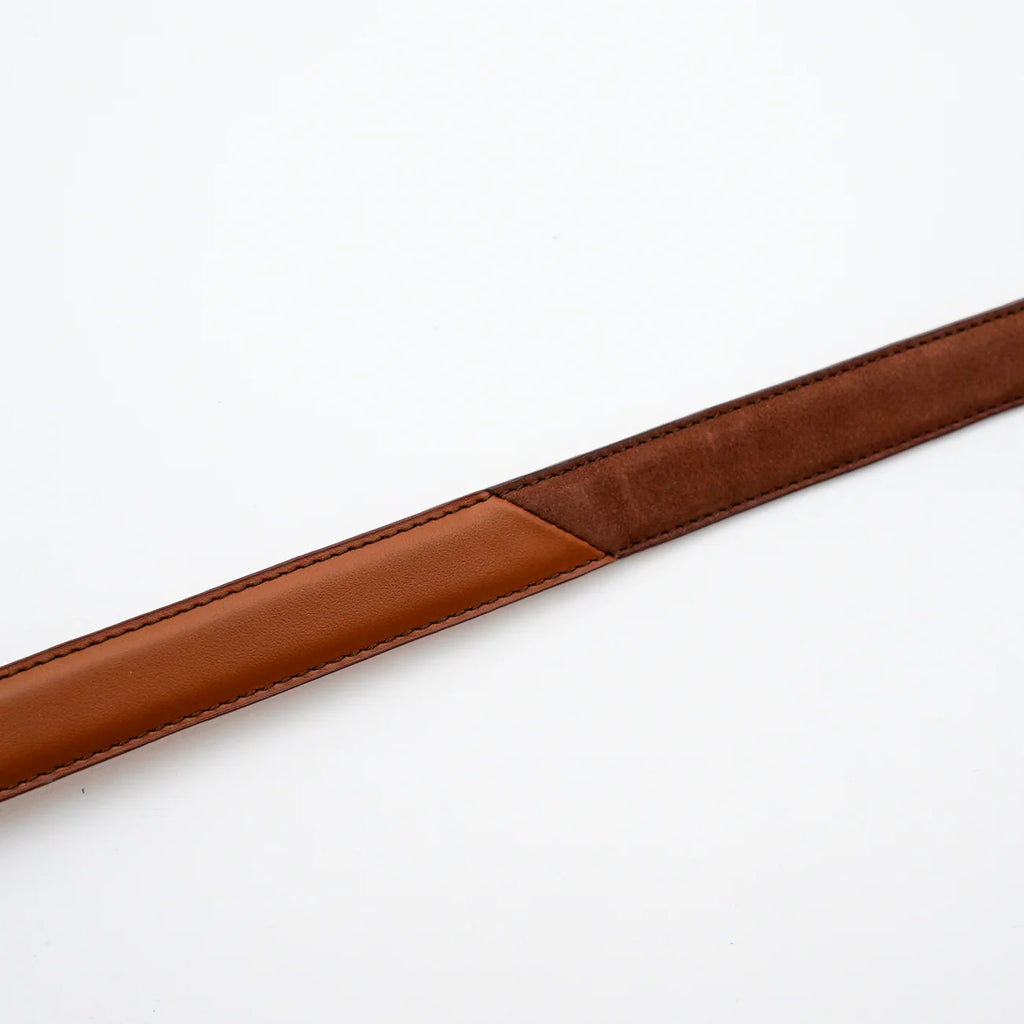 ITTI (イッチ) / Metal by The Letters SLIM WESTERN BELT STNB Brown