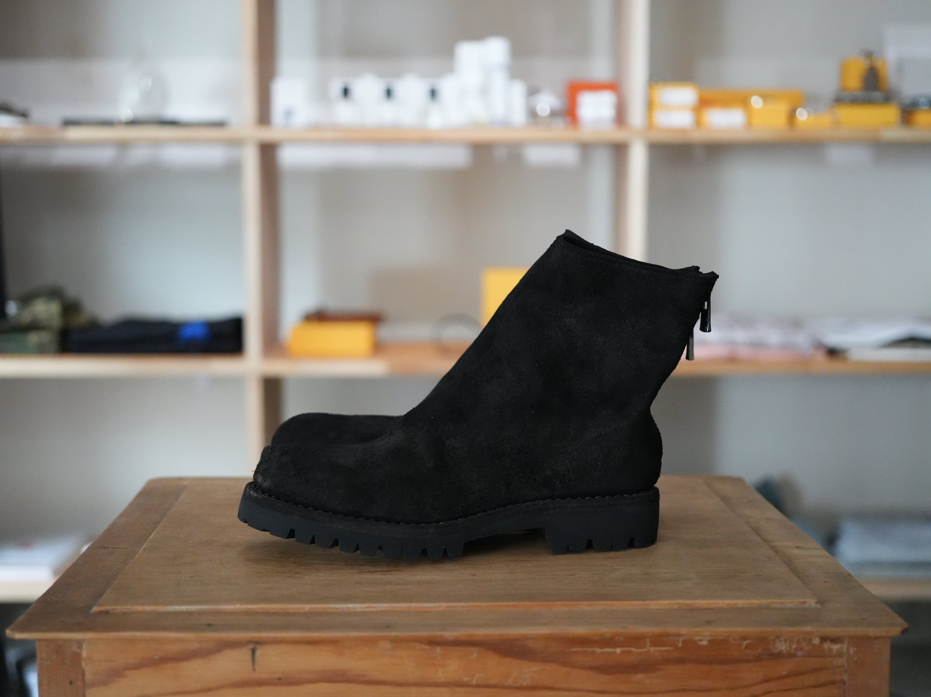 GUIDI (グイディ) / バックジップブーツ BACK ZIP BOOTS 796V BACK ZIP BOOTS HORSE REVERSE BLKT