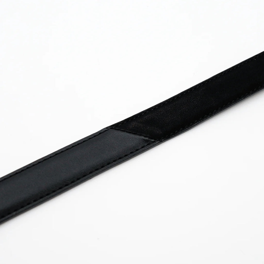 ITTI (イッチ) / Metal by The Letters SLIM WESTERN BELT STNB BLACK