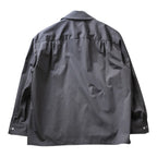 mando (マンド) / Front Zip Rib Panel Shirt