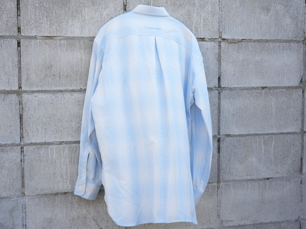 ensou. ( エンソウ ) / Half-zip shirts Sonic Blue