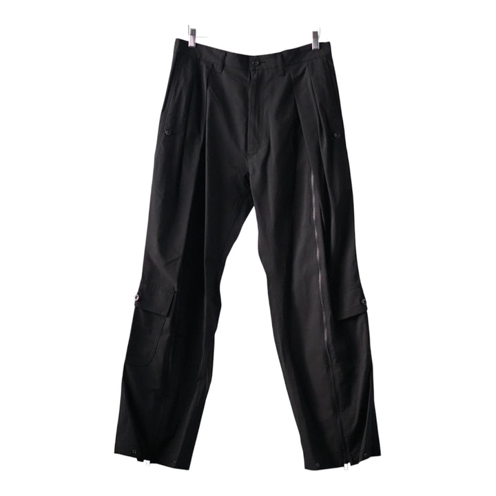 ensou. Parachue Pants a.Black stripe