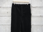 BISOWN ( ビソウン ) / MIXED-WALE CORDUROY NOTUCK SLACKS BLACK
