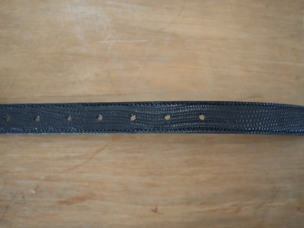 BISOWN ( ビソウン ) / LIZARD CLASSIC SQUARE BELT BLACK