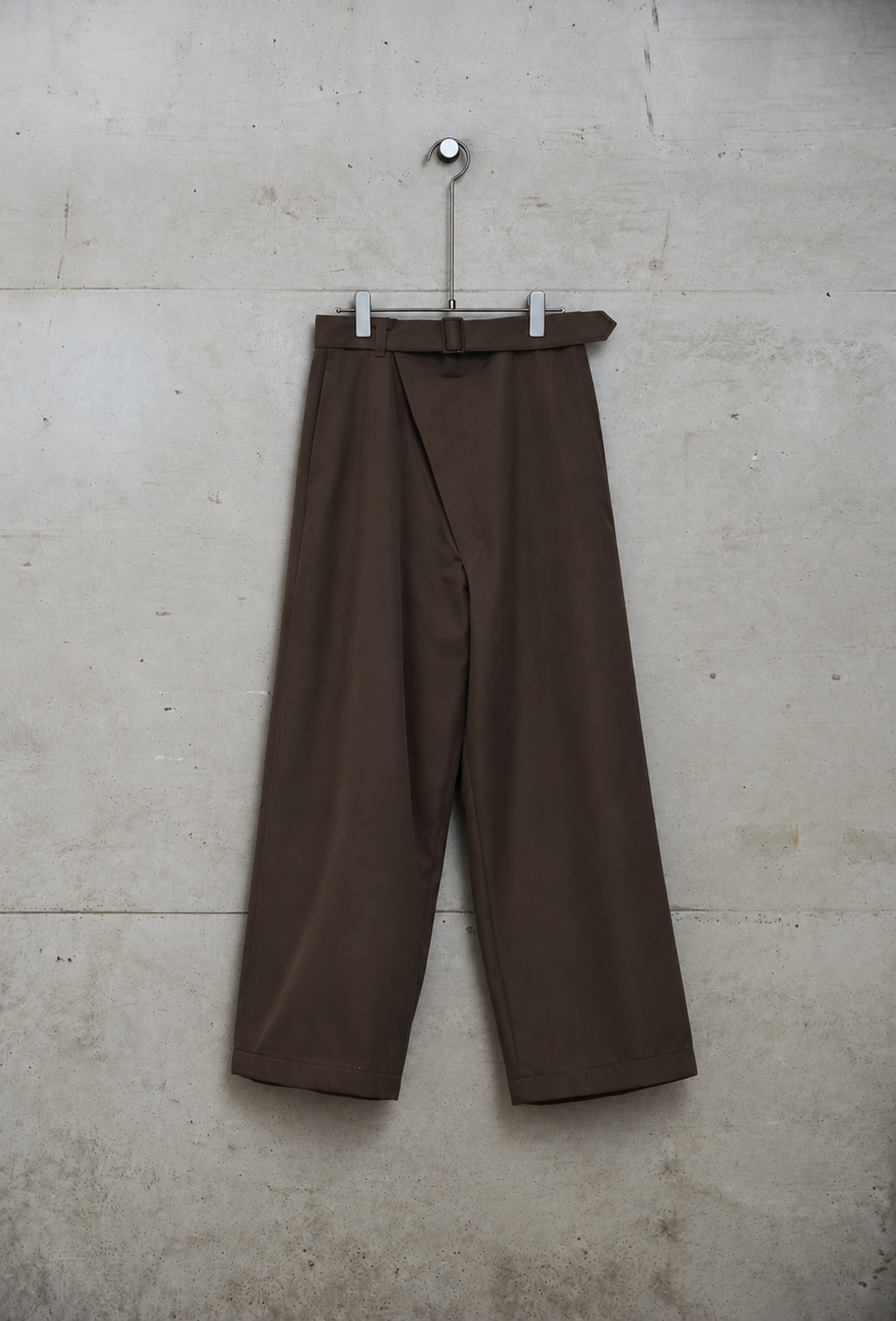 BISOWN ( ビソウン ) / WOOL COTTON BELTED PANTS KHAKI