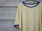 BISOWN (ビソウン) / PIMA MOKLODI RINGER TEE YELLOW × BLUE