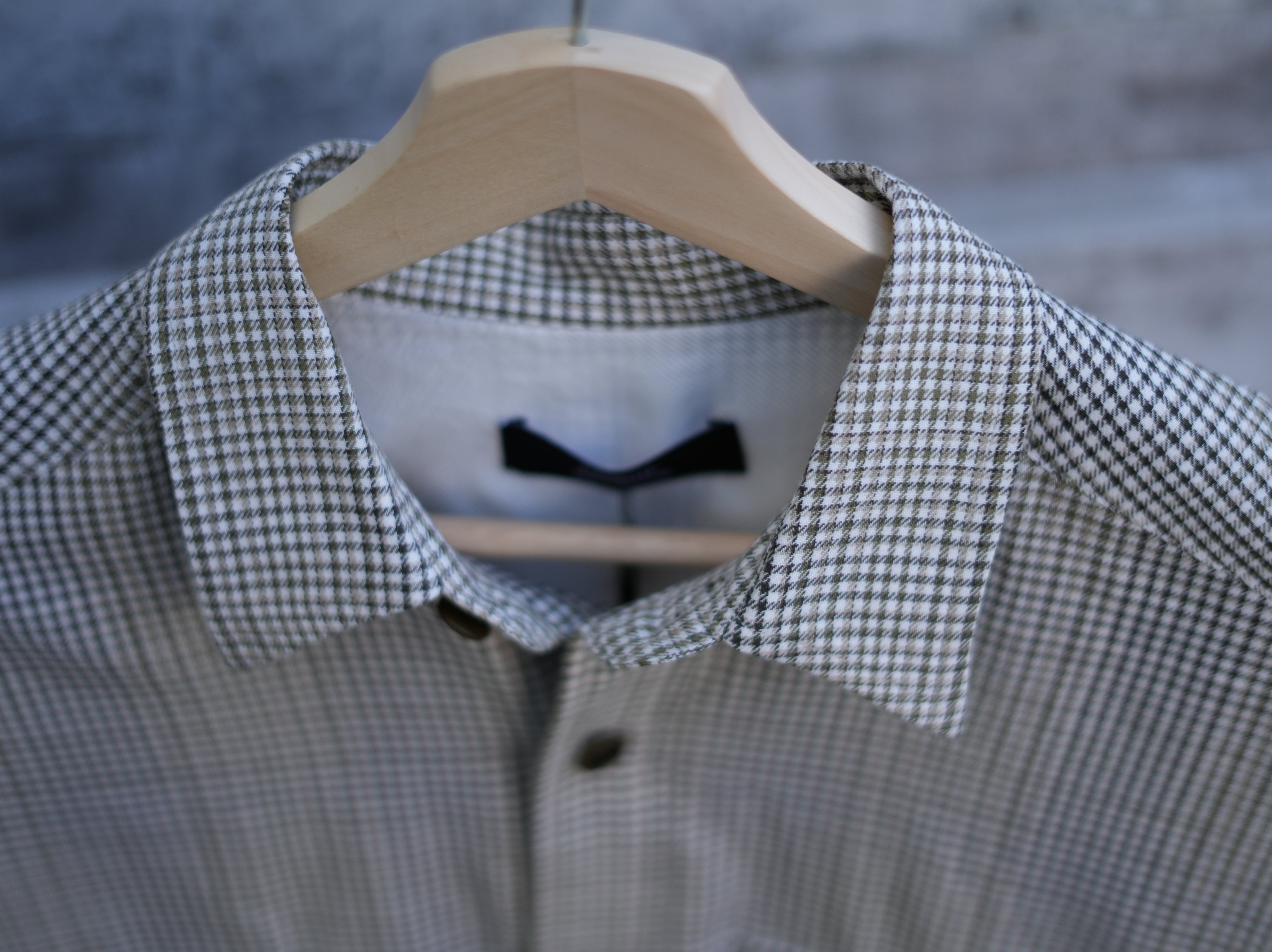ensou. (エンソウ) / Whale Work Shirts a Olive Plaid